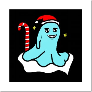 Ghost christmas Posters and Art